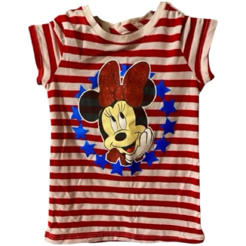 EUC Disney, Minnie Mouse, Graphic Tee, T-shirt, Sz XS, 4, 5, Americana​